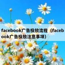 facebook广告投放流程（facebook广告投放注意事项）