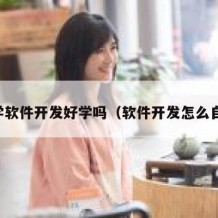 自学软件开发好学吗（软件开发怎么自学）
