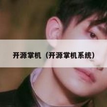 开源掌机（开源掌机系统）