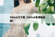 tiktok污下载（tiktok免费破解版）