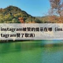 instagram被赞的提示在哪（instagram赞了取消）