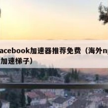 facebook加速器推荐免费（海外npv加速梯子）