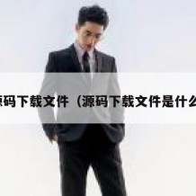 源码下载文件（源码下载文件是什么）