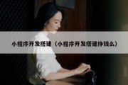 小程序开发搭建（小程序开发搭建挣钱么）