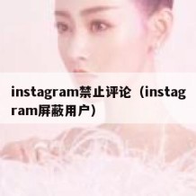 instagram禁止评论（instagram屏蔽用户）