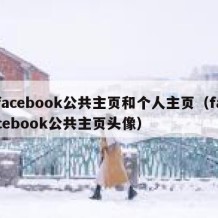 facebook公共主页和个人主页（facebook公共主页头像）