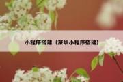 小程序搭建（深圳小程序搭建）