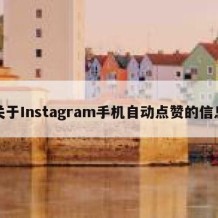 关于Instagram手机自动点赞的信息