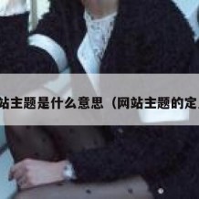 网站主题是什么意思（网站主题的定义）