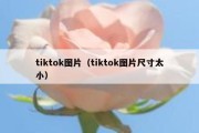 tiktok图片（tiktok图片尺寸太小）