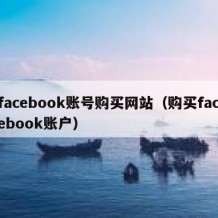 facebook账号购买网站（购买facebook账户）