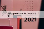 instagram关注点赞（ins关注别人）