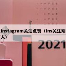 instagram关注点赞（ins关注别人）