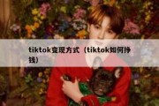 tiktok变现方式（tiktok如何挣钱）