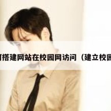 如何搭建网站在校园网访问（建立校园网）