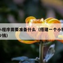 搭建小程序需要准备什么（搭建一个小程序需要多少钱）