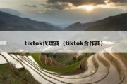 tiktok代理商（tiktok合作商）