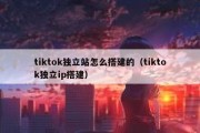 tiktok独立站怎么搭建的（tiktok独立ip搭建）