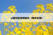 ai模特短视频制作（模特剪辑）