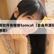 开源软件有哪些tomcat（自由开源软件有哪些）