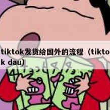 tiktok发货给国外的流程（tiktok dau）