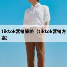 tiktok营销策略（tiktok营销方案）