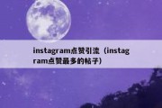 instagram点赞引流（instagram点赞最多的帖子）