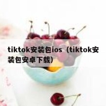 tiktok安装包ios（tiktok安装包安卓下载）