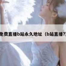 免费直播b站永久地址（b站直播?）