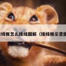 接线板怎么接线图解（接线板示意图）