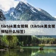 tiktok美女视频（tiktok美女视频贴什么标签）