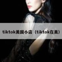 tiktok美国小店（tiktok在美）