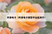 开源电子（开源电子原型平台起源于）