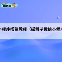 骰子小程序搭建教程（摇骰子微信小程序源码）
