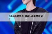 tiktok的意思（tiktok英文含义）