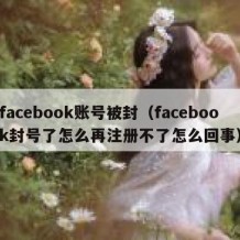 facebook账号被封（facebook封号了怎么再注册不了怎么回事）