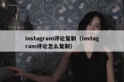 instagram评论复制（instagram评论怎么复制）