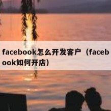 facebook怎么开发客户（facebook如何开店）