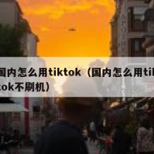 国内怎么用tiktok（国内怎么用tiktok不刷机）