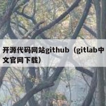 开源代码网站github（gitlab中文官网下载）