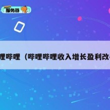 哔哩哔哩（哔哩哔哩收入增长盈利改善）