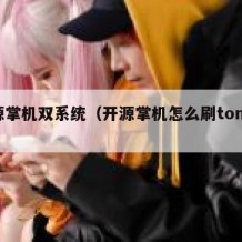 开源掌机双系统（开源掌机怎么刷tony系统）