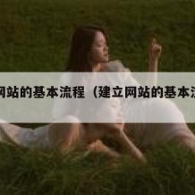 建立网站的基本流程（建立网站的基本流程包括）