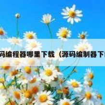 源码编程器哪里下载（源码编制器下载）