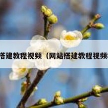 网站搭建教程视频（网站搭建教程视频教学）