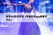 自学ios软件开发（苹果开发app需要学什么）