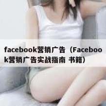 facebook营销广告（Facebook营销广告实战指南 书籍）