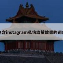 包含instagram私信给赞效果的词条