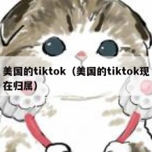 美国的tiktok（美国的tiktok现在归属）