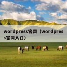 wordpress官网（wordpress官网入口）